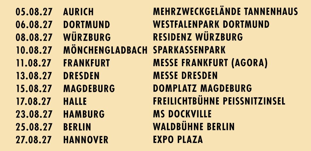 Tokio Hotel Ticketalarm