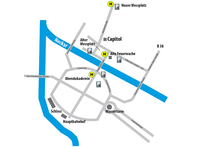 Anfahrt mit &ouml;ffentlichen Verkehrsmitteln