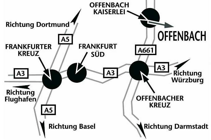 Anfahrt mit PKW