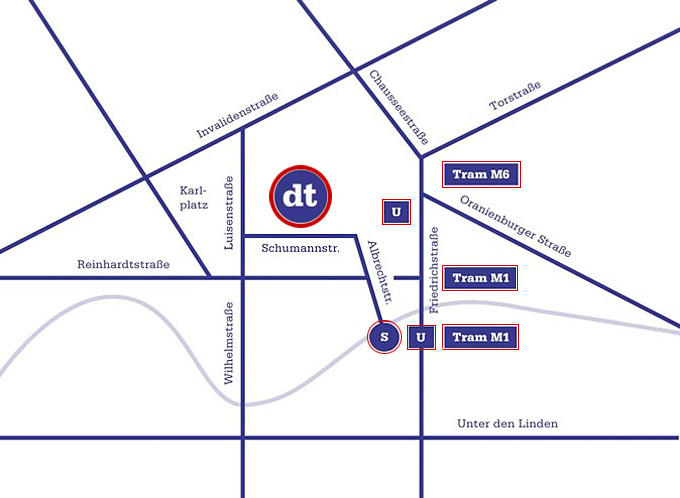 Anfahrt mit &ouml;ffentlichen Verkehrsmitteln
