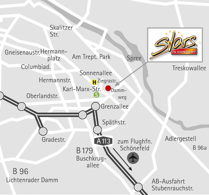 Anfahrt mit &ouml;ffentlichen Verkehrsmitteln