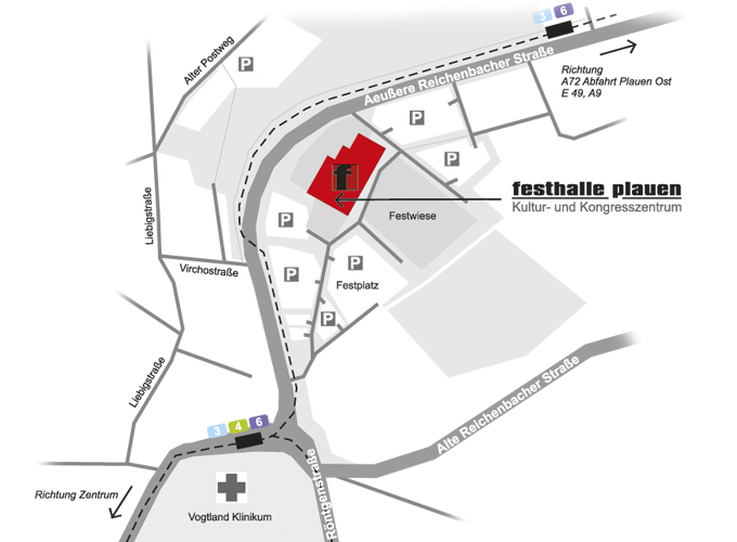 Anfahrt mit &ouml;ffentlichen Verkehrsmitteln