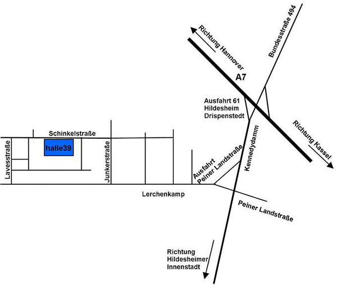 Anfahrt mit PKW