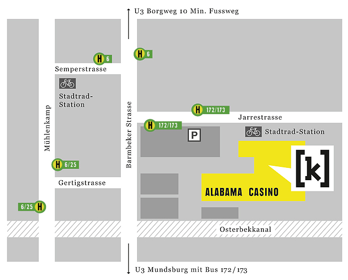 Anfahrt mit &ouml;ffentlichen Verkehrsmitteln