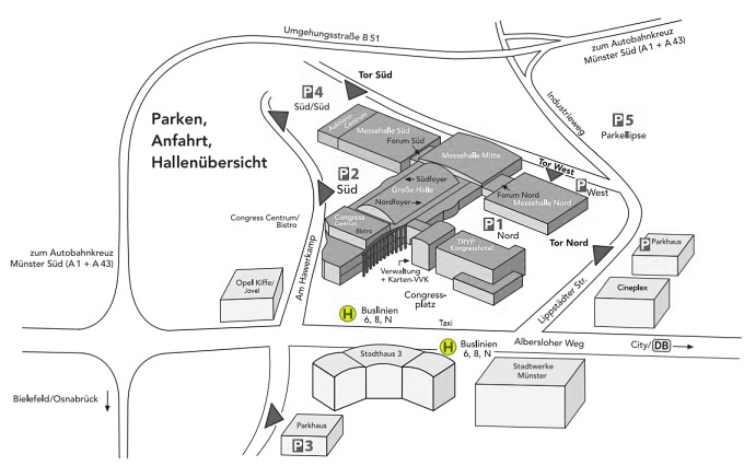 Anfahrt mit &ouml;ffentlichen Verkehrsmitteln