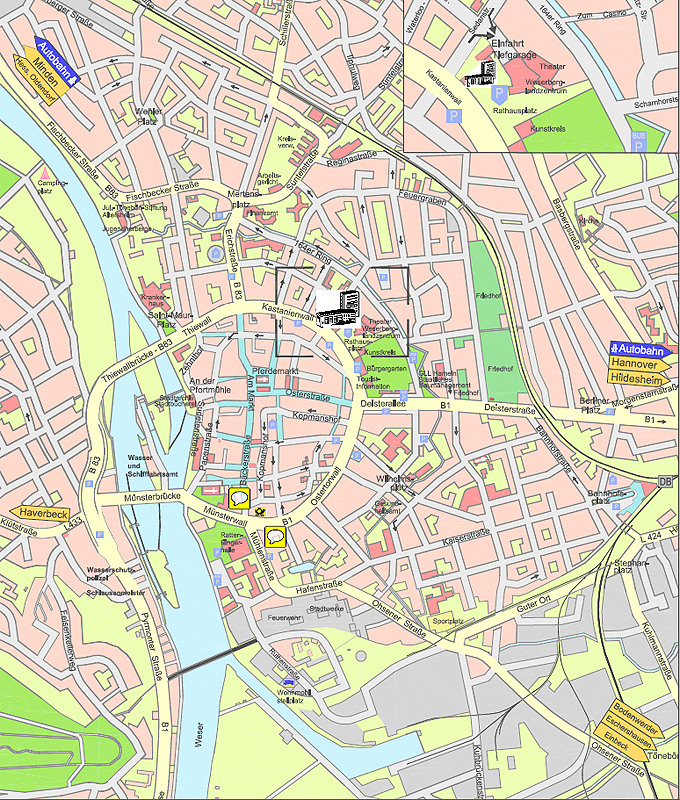 Anfahrt mit PKW