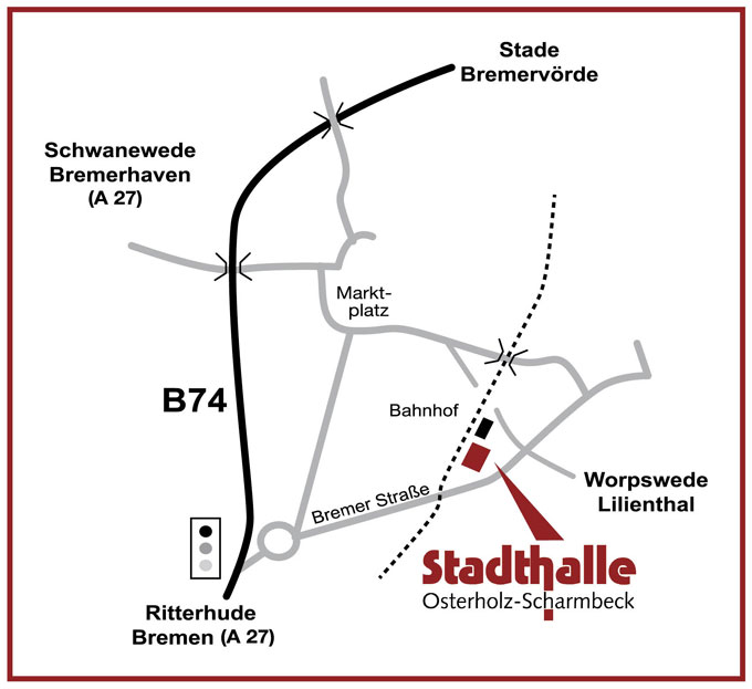 Anfahrt mit &ouml;ffentlichen Verkehrsmitteln