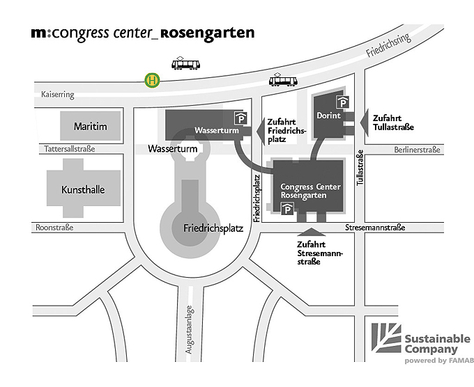 Anfahrt mit &ouml;ffentlichen Verkehrsmitteln