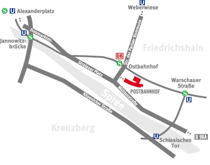 Anfahrt mit &ouml;ffentlichen Verkehrsmitteln