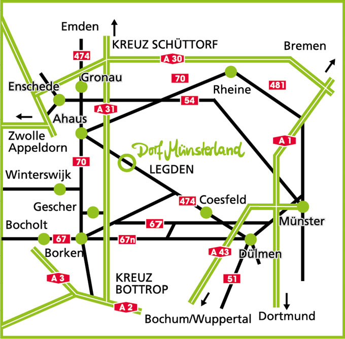Anfahrt mit PKW