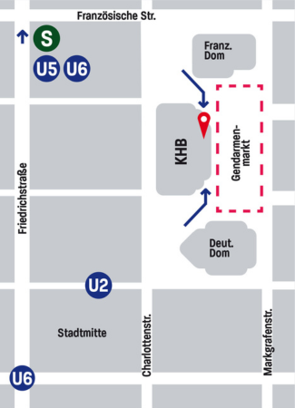 Anfahrt mit &ouml;ffentlichen Verkehrsmitteln