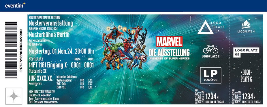 Marvel: Die Ausstellung - Universe of Super Heroes - Dates & Tickets 2025