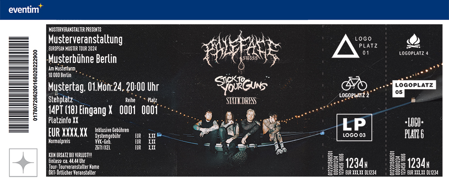 PALEFACE SWISS - EU Tour 2026 - Infos & Termine