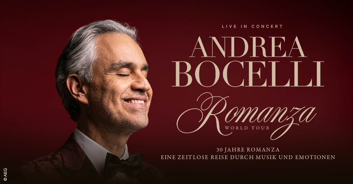 ANDREA BOCELLI - Romanza World Tour 2027