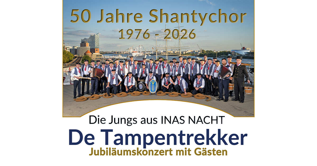 50 Jahre "De Tampentrekker" - Jubiläumskonzert 50 Jahre "De Tampentrekker" - Jubiläumskonzert
