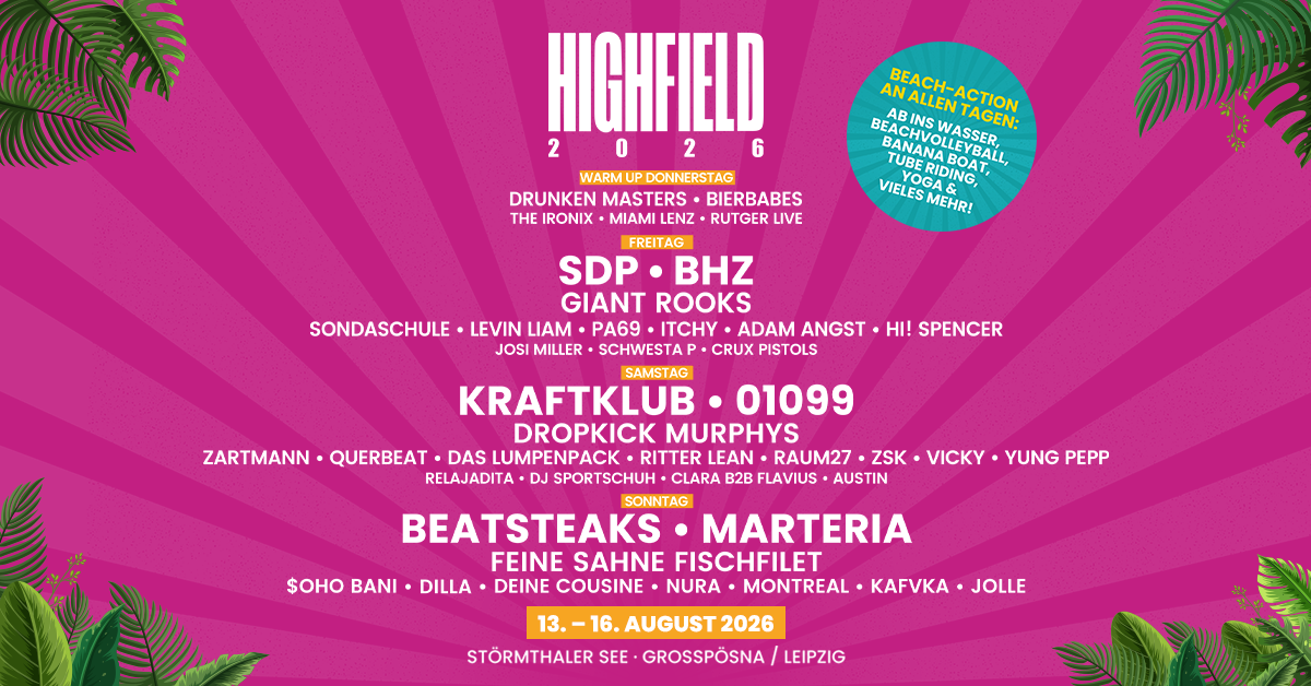 Parkticket | Highfield Festival 2026