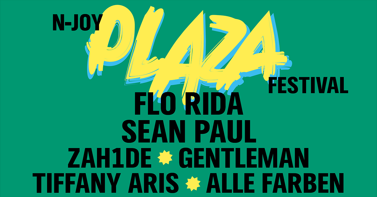 N-JOY Plaza Festival 2026 | Flo Rida, Sean Paul, ZAH1DE, Alle Farben, Gentleman