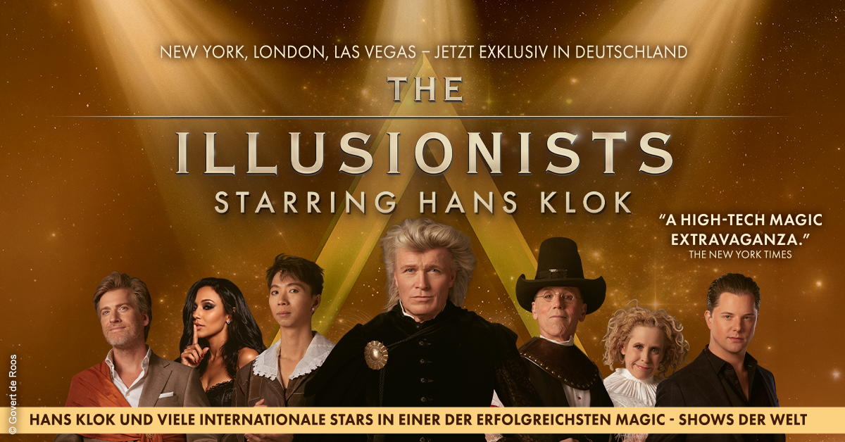 The Illusionists starring Hans Klok – Live 2027 The Illusionists starring Hans Klok – Live 2027